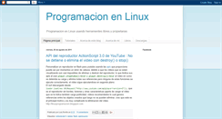 Desktop Screenshot of linuxprogramacion.blogspot.com