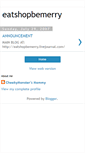Mobile Screenshot of eatshopbemerry.blogspot.com