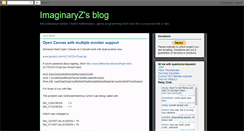 Desktop Screenshot of imaginaryz.blogspot.com