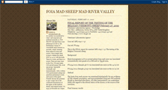 Desktop Screenshot of foiamadsheepmadrivervalley.blogspot.com