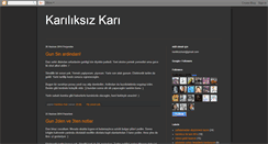 Desktop Screenshot of kariliksizkari.blogspot.com