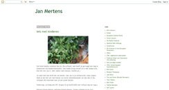 Desktop Screenshot of janmertens.blogspot.com