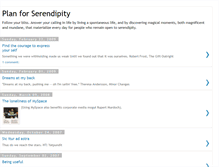 Tablet Screenshot of planforserendipity.blogspot.com