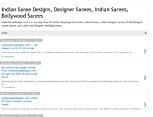 Tablet Screenshot of indiansareedesigns.blogspot.com