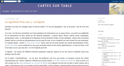 Desktop Screenshot of cartes-sur-table.blogspot.com