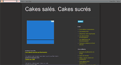 Desktop Screenshot of cake-sale-sucre.blogspot.com