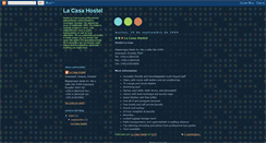Desktop Screenshot of lacasahostel.blogspot.com