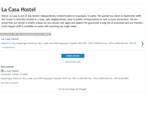 Tablet Screenshot of lacasahostel.blogspot.com