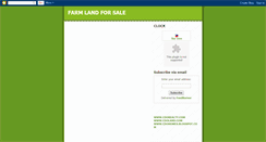 Desktop Screenshot of farmlotsforsale.blogspot.com