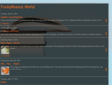 Tablet Screenshot of funkypeanut.blogspot.com