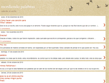 Tablet Screenshot of mordiendopalabras.blogspot.com