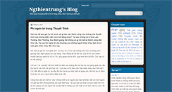 Desktop Screenshot of ngthientrung.blogspot.com