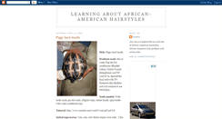 Desktop Screenshot of africanamericanhairstyles.blogspot.com