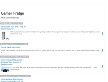 Tablet Screenshot of gamerfridge.blogspot.com