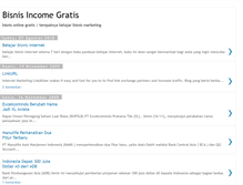 Tablet Screenshot of bisnisincomegratis.blogspot.com