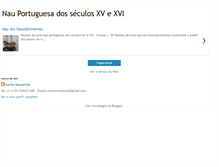 Tablet Screenshot of nau-descobrimentos.blogspot.com