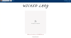 Desktop Screenshot of happyscrapper-wickedlady.blogspot.com