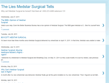 Tablet Screenshot of medstar-lies.blogspot.com