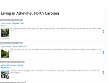Tablet Screenshot of livinginashevillenc.blogspot.com