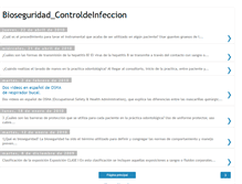 Tablet Screenshot of bioseguridadenodontologia.blogspot.com