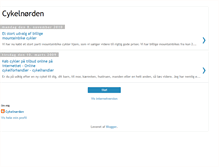 Tablet Screenshot of cykelnoerden.blogspot.com