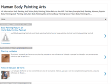 Tablet Screenshot of humanbodypaintingarts.blogspot.com