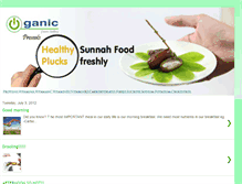 Tablet Screenshot of onrganic.blogspot.com