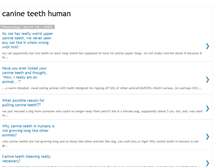 Tablet Screenshot of canine-teeth4.blogspot.com