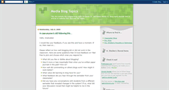 Desktop Screenshot of mediablogtopics.blogspot.com