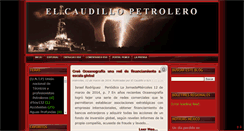 Desktop Screenshot of elcaudillopetrolero.blogspot.com