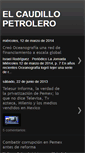 Mobile Screenshot of elcaudillopetrolero.blogspot.com