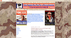 Desktop Screenshot of hawks4ronpaul.blogspot.com