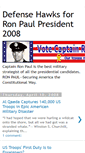 Mobile Screenshot of hawks4ronpaul.blogspot.com