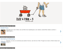 Tablet Screenshot of eliseandpaul.blogspot.com