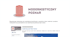Desktop Screenshot of modernistyczny-poznan.blogspot.com