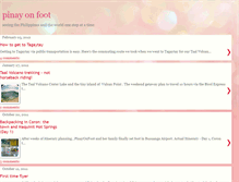 Tablet Screenshot of pinayonfoot.blogspot.com