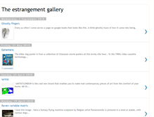 Tablet Screenshot of estrangementgallery.blogspot.com