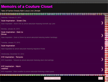 Tablet Screenshot of memoirsofacouturecloset.blogspot.com
