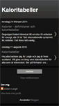 Mobile Screenshot of kaloritabeller.blogspot.com