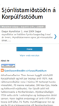 Mobile Screenshot of korpulfsstadir.blogspot.com