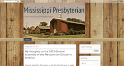 Desktop Screenshot of mississippipresbyterian.blogspot.com