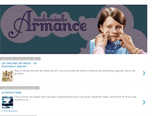 Tablet Screenshot of mademoisellearmance.blogspot.com