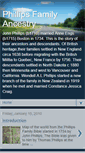 Mobile Screenshot of phillipsfamilyancestry.blogspot.com