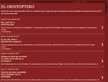 Tablet Screenshot of elornitoptero.blogspot.com