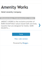Mobile Screenshot of amenityworks.blogspot.com