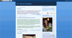 Desktop Screenshot of naomisnotables.blogspot.com