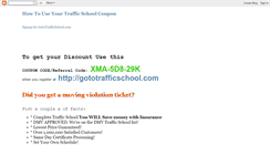 Desktop Screenshot of online-traffic-school-coupon-discount.blogspot.com