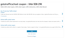 Tablet Screenshot of online-traffic-school-coupon-discount.blogspot.com