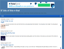 Tablet Screenshot of lilbilbits.blogspot.com