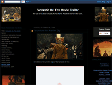 Tablet Screenshot of fantastic-mr-fox-movie-trailer.blogspot.com